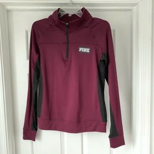 PINK's VS Athletic Quarter-zip Pullover